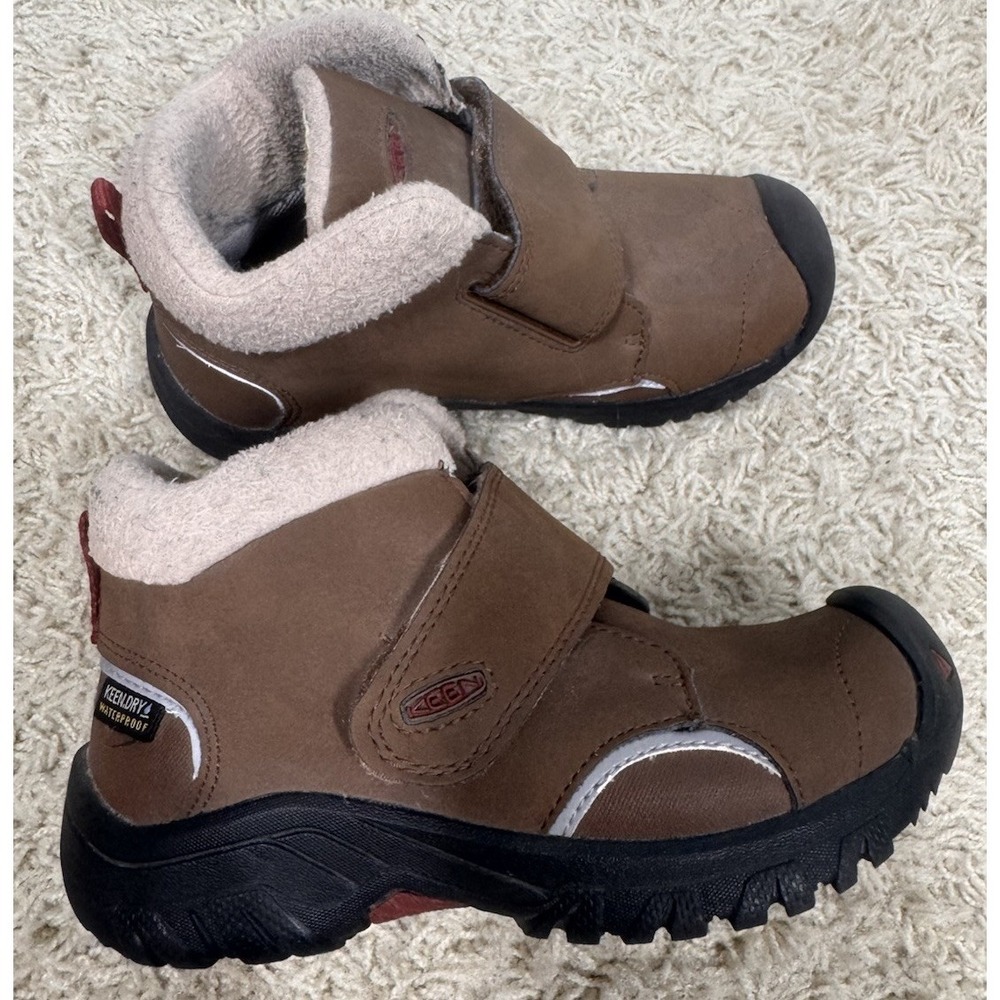 Keen Kids Kootenay II‎ Waterproof Fleece Lined  Hook & Loop Ankle Boots Size 11